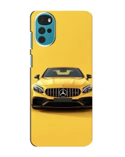 Чехол для Motorola MOTO G22 с картинкой «Желтый Mercedes GT»