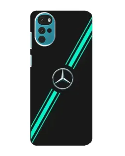 Чехол для Motorola MOTO G22 с картинкой «Спортивные линии Mercedes»