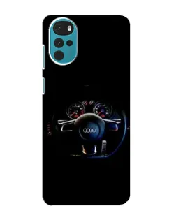 Чехол для Motorola MOTO G22 с картинкой «Салон Audi — руль» Чехол для Motorola MOTO G22 с картинкой «Салон Audi — руль»
