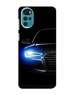 Чехол для Motorola MOTO G22 с картинкой «Неоновый взгляд Audi» Чехол для Motorola MOTO G22 с картинкой «Неоновый взгляд Audi»