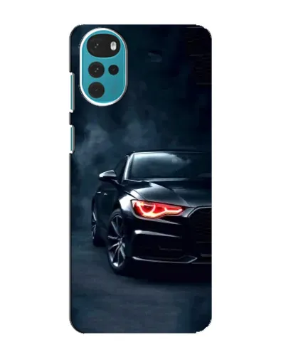 Чехол для Motorola MOTO G22 с картинкой «Audi — хищный взгляд»