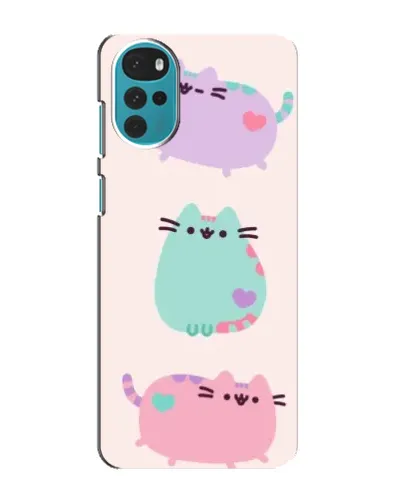 Чехол для Motorola MOTO G22 с картинкой «Pusheen трио» Чехол для Motorola MOTO G22 с картинкой «Pusheen трио»