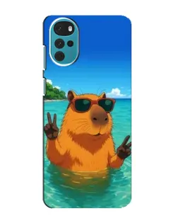 Чехол для Motorola MOTO G22 с картинкой «Морская капибара» Чехол для Motorola MOTO G22 с картинкой «Морская капибара»