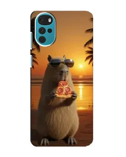 Чехол для Motorola MOTO G22 с картинкой «Капибара с пиццей» Чехол для Motorola MOTO G22 с картинкой «Капибара с пиццей»
