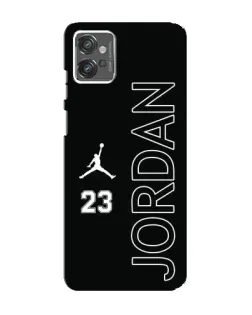Чехол для Motorola MOTO G23 с картинкой «Jordan Vertical»
