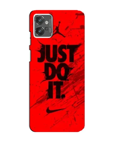 Чехол для Motorola MOTO G23 с картинкой «Nike Just Do It» Чехол для Motorola MOTO G23 с картинкой «Nike Just Do It»