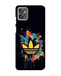 Чехол для Motorola MOTO G23 с картинкой «Adidas Splash»