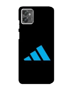 Чехол для Motorola MOTO G23 с картинкой «Adidas Cyan Logo»