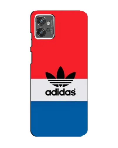 Чехол для Motorola MOTO G23 с картинкой «Ретро блоки Adidas» Чехол для Motorola MOTO G23 с картинкой «Ретро блоки Adidas»