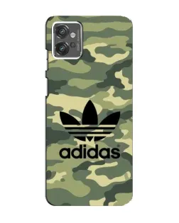 Чехол для Motorola MOTO G23 с картинкой «Милитари стиль Adidas»