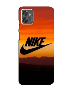 Чехол для Motorola MOTO G23 с картинкой «Nike — вечерний горизонт»