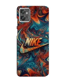 Чехол для Motorola MOTO G23 с картинкой «Nike в абстракции»