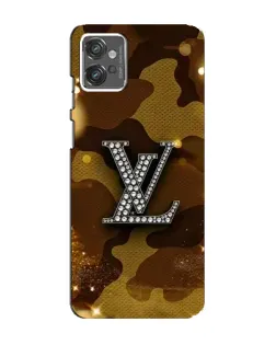 Чехол для Motorola MOTO G23 с картинкой «Камуфляжный Louis Vuitton»