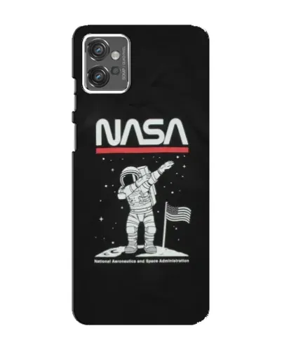 Чехол для Motorola MOTO G23 с картинкой «NASA — шагаем по Луне» Чехол для Motorola MOTO G23 с картинкой «NASA — шагаем по Луне»
