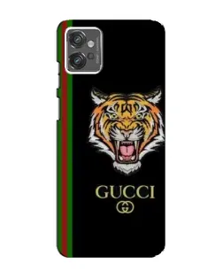 Чехол для Motorola MOTO G23 с картинкой «Тигр Gucci»