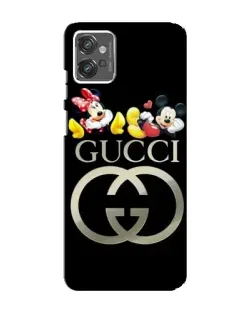 Чехол для Motorola MOTO G23 с картинкой «Gucci — герои Disney»