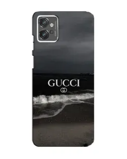 Чехол для Motorola MOTO G23 с картинкой «Gucci — морской прибой»