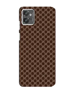 Чехол для Motorola MOTO G23 с картинкой «Gucci — шоколадная сетка»