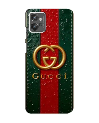 Чехол для Motorola MOTO G23 с картинкой «Gucci — фирменная полоса и золото» Чехол для Motorola MOTO G23 с картинкой «Gucci — фирменная полоса и золото»