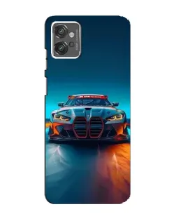 Чехол для Motorola MOTO G23 с картинкой «BMW — огни неона» Чехол для Motorola MOTO G23 с картинкой «BMW — огни неона»