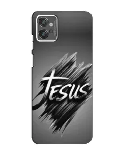Чехол для Motorola MOTO G23 с картинкой «Надпись Jesus Graffiti»