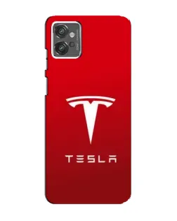 Чехол для Motorola MOTO G23 с картинкой «Tesla Red Classic»