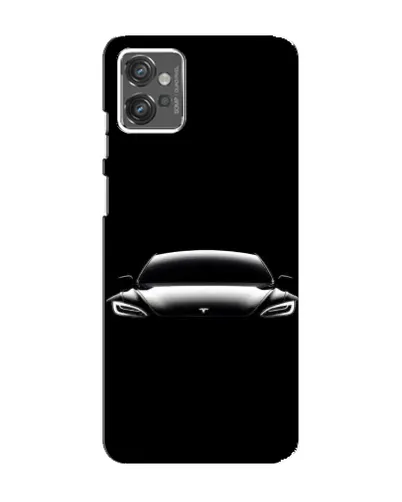 Чехол для Motorola MOTO G23 с картинкой «Фары Tesla Night» Чехол для Motorola MOTO G23 с картинкой «Фары Tesla Night»