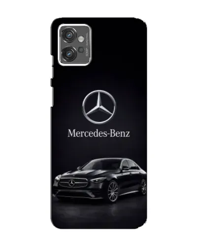 Чехол для Motorola MOTO G23 с картинкой «Mercedes — решетка радиатора»