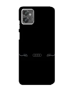 Чехол для Motorola MOTO G23 с картинкой «Audi — световой подпись»