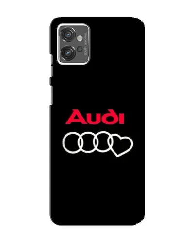 Чехол для Motorola MOTO G23 с картинкой «Логотип Audi Heart» Чехол для Motorola MOTO G23 с картинкой «Логотип Audi Heart»