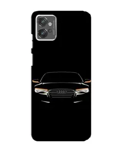 Чехол для Motorola MOTO G23 с картинкой «Audi — ночной контур»