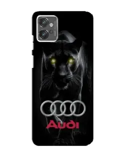 Чехол для Motorola MOTO G23 с картинкой «Пантера и Audi»