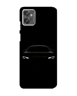 Чехол для Motorola MOTO G23 с картинкой «Взгляд Audi в темноте»