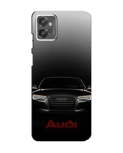 Чехол для Motorola MOTO G23 с картинкой «Audi — градиентный контур» Чехол для Motorola MOTO G23 с картинкой «Audi — градиентный контур»