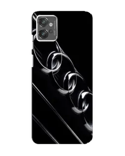 Чехол для Motorola MOTO G23 с картинкой «Audi — абстрактные кольца»