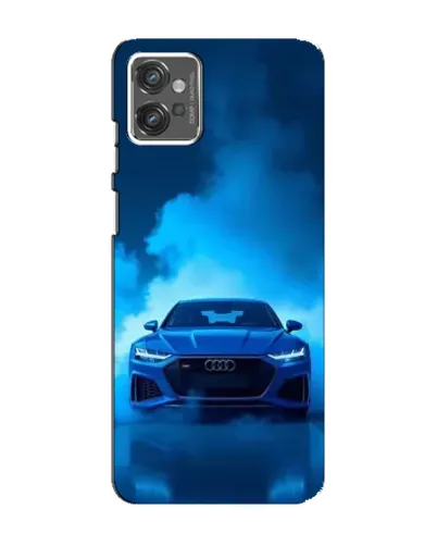 Чехол для Motorola MOTO G23 с картинкой «Audi — голубая энергия» Чехол для Motorola MOTO G23 с картинкой «Audi — голубая энергия»