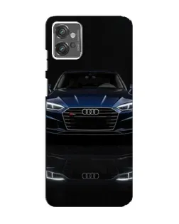 Чехол для Motorola MOTO G23 с картинкой «Audi — ночное отражение»