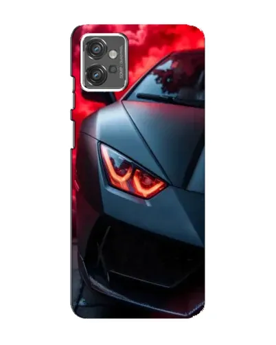 Чехол для Motorola MOTO G23 с картинкой «Lamborghini красное сияние»