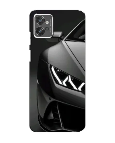Чехол для Motorola MOTO G23 с картинкой «Lamborghini фары детализация»