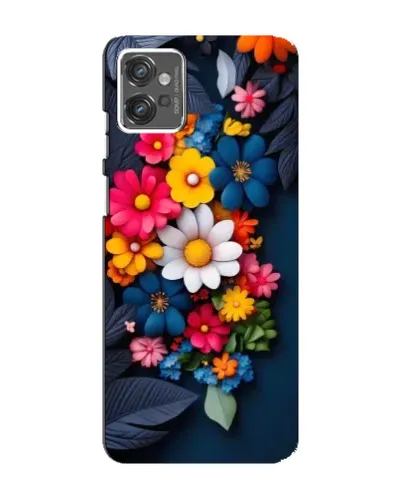 Чехол для Motorola MOTO G23 с картинкой «Цветочная феерия»