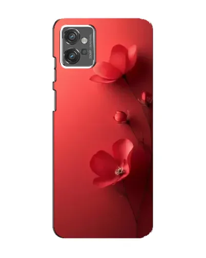 Чехол для Motorola MOTO G23 с картинкой «Маковые соцветия»