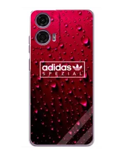 Чехол для Motorola MOTO G24 Power с картинкой «Adidas Gold Marble»