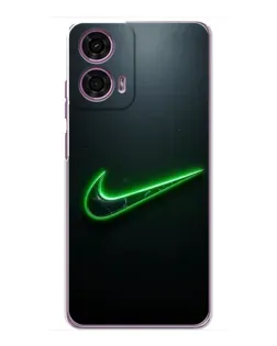 Чехол для Motorola MOTO G24 Power с картинкой «Неоновый контур Nike» Чехол для Motorola MOTO G24 Power с картинкой «Неоновый контур Nike»
