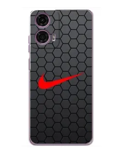 Чехол для Motorola MOTO G24 Power с картинкой «Nike — карбоновая сетка» Чехол для Motorola MOTO G24 Power с картинкой «Nike — карбоновая сетка»