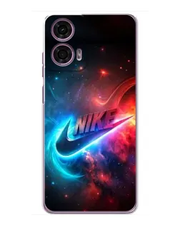 Чехол для Motorola MOTO G24 Power с картинкой «Огненный логотип Nike» Чехол для Motorola MOTO G24 Power с картинкой «Огненный логотип Nike»