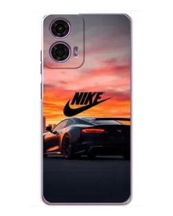 Чехол для Motorola MOTO G24 Power с картинкой «Nike и суперкар» Чехол для Motorola MOTO G24 Power с картинкой «Nike и суперкар»