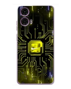 Чехол для Motorola MOTO G24 Power с картинкой «Nike — золотая искра» Чехол для Motorola MOTO G24 Power с картинкой «Nike — золотая искра»