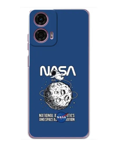 Чехол для Motorola MOTO G24 Power с картинкой «NASA — лунная миссия» Чехол для Motorola MOTO G24 Power с картинкой «NASA — лунная миссия»