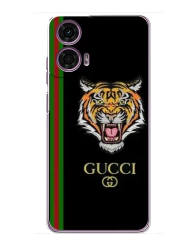 Чехол для Motorola MOTO G24 Power с картинкой «Тигр Gucci»