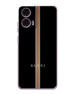 Чехол для Motorola MOTO G24 Power с картинкой «Gucci — строгая линия»
